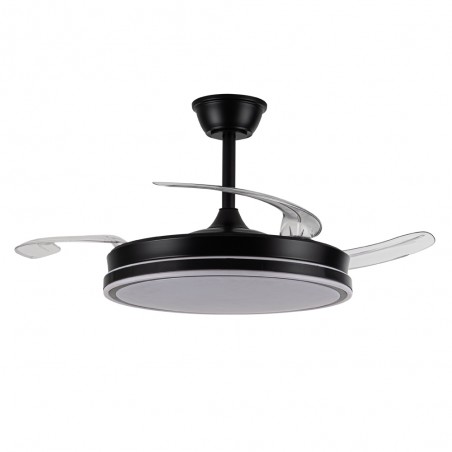 Ventilateur LED pales pliantes Evo CCT Dim Smart (72W)