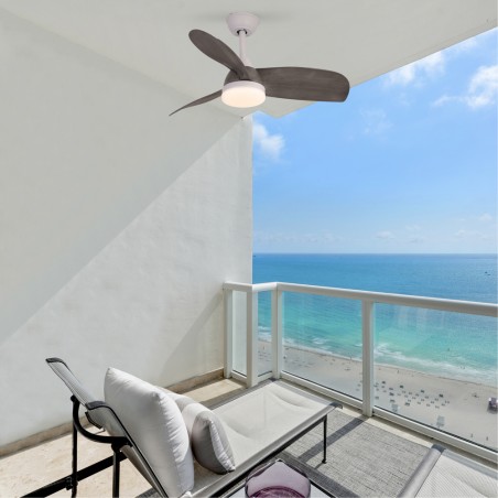Ventilateur de plafond LED Byan Exterior CCT Dim (22W)