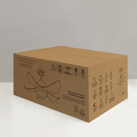 Ventilateur de plafond à LED Baby CCT Dim (24+7W)