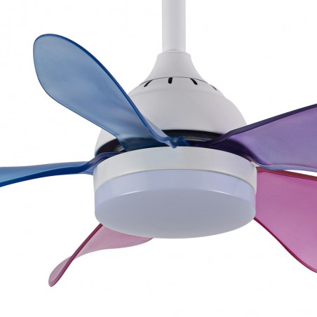 Ventilateur de plafond à LED Baby CCT Dim (24+7W)