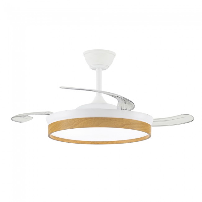 Ventilateur LED pales pliantes Paneco CCT Dim (45W)