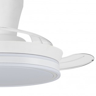 Ventilateur LED pales pliantes Supereco Long Mini CCT (39W)