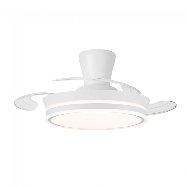 Ventilateur LED pales pliantes Supereco Long Mini CCT (39W)