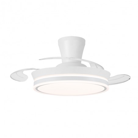 Ventilateur LED pales pliantes Supereco Long Mini CCT (39W)