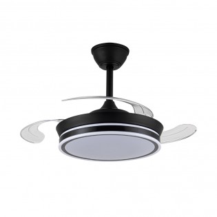Ventilateur LED pales pliantes Supereco Mini CCT Dim (39W)