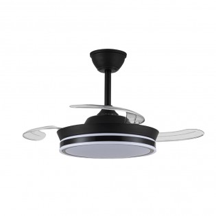 Ventilateur LED pales pliantes Supereco Mini CCT Dim (39W)