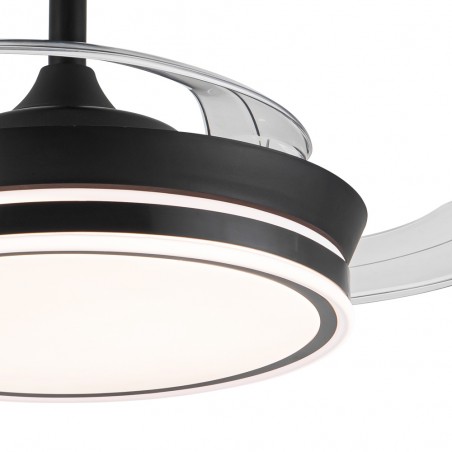 Ventilateur LED pales pliantes Supereco Mini CCT Dim (39W)