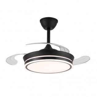 Ventilateur LED pales pliantes Supereco Mini CCT Dim (39W)