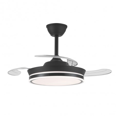 Ventilateur LED pales pliantes Supereco Mini CCT Dim (39W)