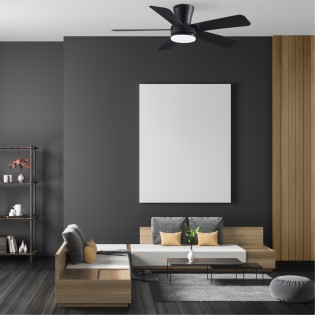 Ventilateur de plafond LED Benda 5 CCT Dim (28W)