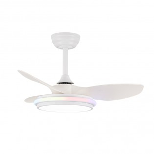 Ventilateur de plafond LED Stel TL Mini RGB CCT Dim (31W)