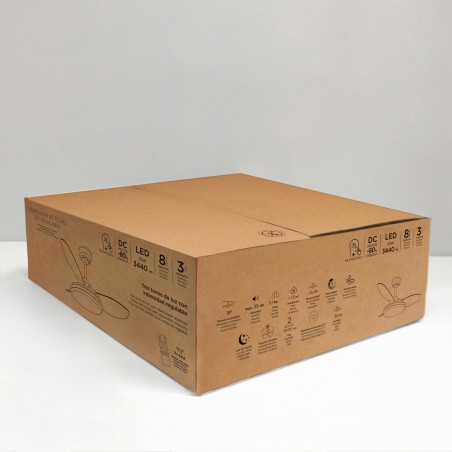 Ventilateur de plafond LED Stel TL Mini CCT Dim (35W)
