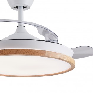 Ventilateur LED pales pliantes Chief CCT Dim (36W)