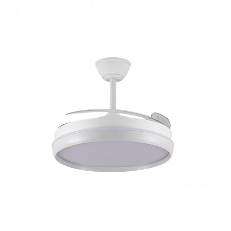 Ventilateur LED pales pliantes Charly Evo CCT Dim Smart (72W)