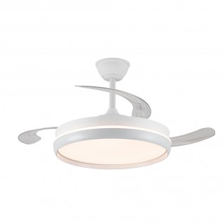 Ventilateur LED pales pliantes Charly Evo CCT Dim Smart (72W)