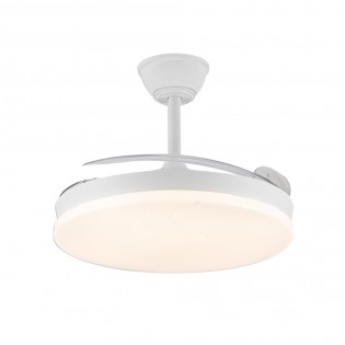 Ventilateur LED pales pliantes Stars Evo CCT Dim Smart (72W)