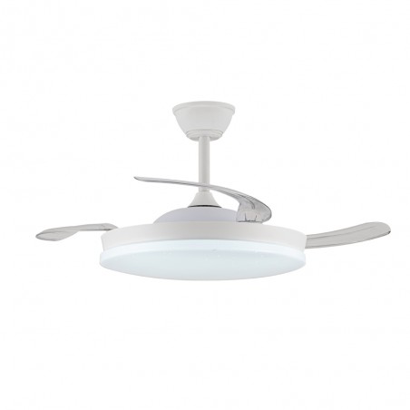 Ventilateur LED pales pliantes Stars Evo CCT Dim Smart (72W)
