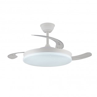 Ventilateur LED pales pliantes Stars Evo CCT Dim Smart (72W)