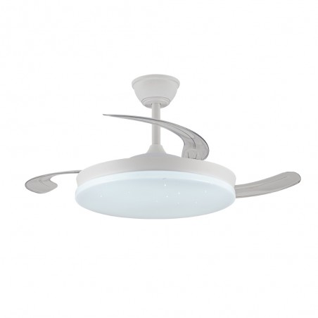 Ventilateur LED pales pliantes Stars Evo CCT Dim Smart (72W)