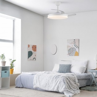 Ventilateur LED pales pliantes Stars Evo CCT Dim Smart (72W)