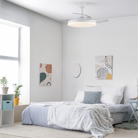 Ventilateur LED pales pliantes Stars Evo CCT Dim Smart (72W)