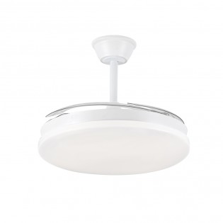 Ventilateur LED pales pliantes Milky L Evo CCT Dim Smart (72W)