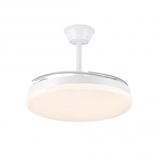 Ventilateur LED pales pliantes Milky L Evo CCT Dim Smart (72W)