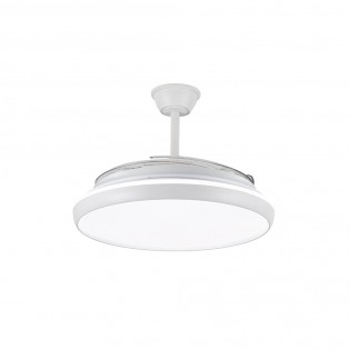 Ventilateur LED pales pliantes Charly L CCT Dim (80W)