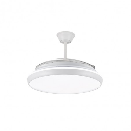 Ventilateur LED pales pliantes Charly L CCT Dim (80W)