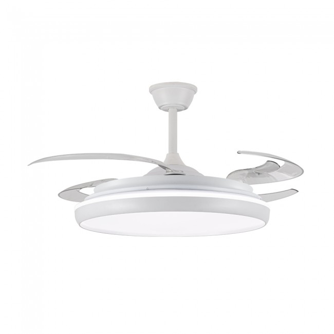 Ventilateur LED pales pliantes Charly L CCT Dim (80W)