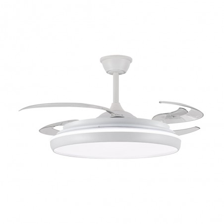 Ventilateur LED pales pliantes Charly L CCT Dim (80W)