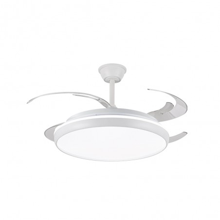 Ventilateur LED pales pliantes Charly L CCT Dim (80W)