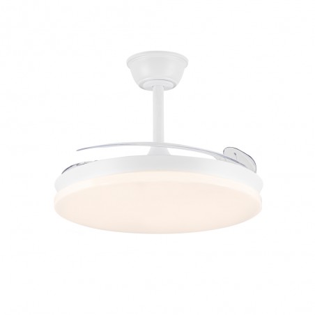 Ventilateur LED pales pliantes Milky M Eco CCT Dim (45W)