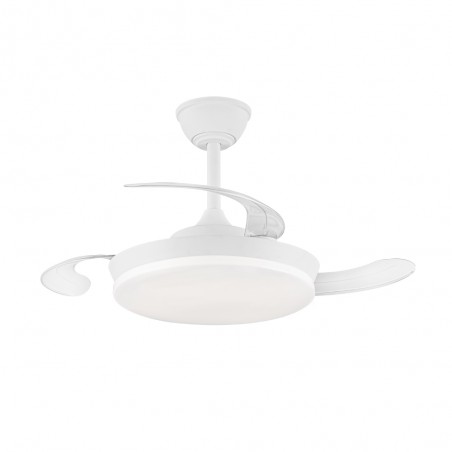 Ventilateur LED pales pliantes Milky S Eco CCT Dim (39W)