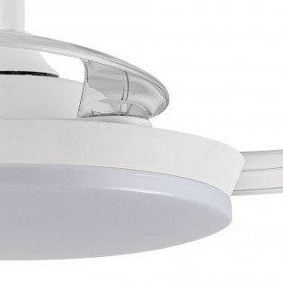 Ventilateur LED pales pliantes Milky S Eco CCT Dim (39W)