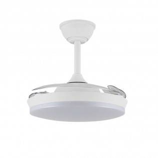 Ventilateur LED pales pliantes Milky S Eco CCT Dim (39W)