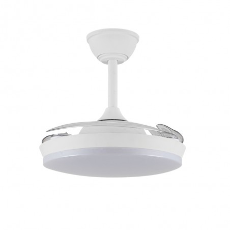 Ventilateur LED pales pliantes Milky S Eco CCT Dim (39W)