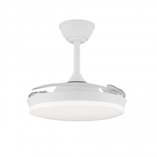 Ventilateur LED pales pliantes Milky S Eco CCT Dim (39W)