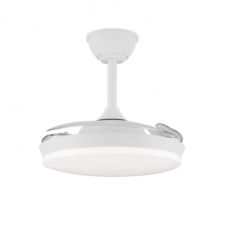 Ventilateur LED pales pliantes Milky S Eco CCT Dim (39W)