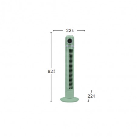 Ventilateur sur table tour Artico 3 vitesses (45W)
