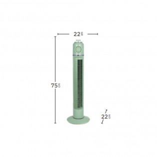 Ventilateur sur table tour Huracan 3 vitesses (45W)