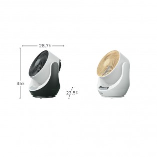 Ventilateur à table Navia oscillant 4 vitesses (40W)