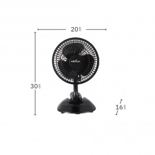 Ventilateur de table avec pince Nervion 2in1 (20W)