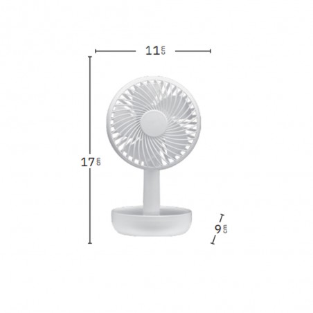 Mini ventilateur rechargeable USB Lemosin (5W)