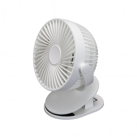 Ventilateur avec pince et batterie rechargeable Peñafiel (5W)
