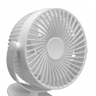 Ventilateur avec pince et batterie rechargeable Peñafiel (5W)