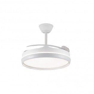 Ventilateur LED avec pales rétractables Michu Evo CCT Dim Smart (72W)