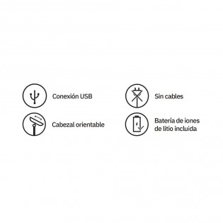 Ventilateur avec pince et batterie rechargeable Sines (5W)