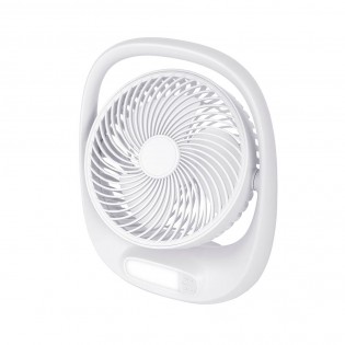 Ventilateur rechargeable avec lumière LED et USB Aguila (5W)