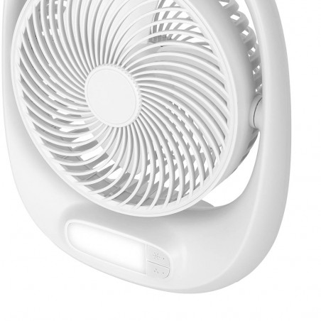 Ventilateur rechargeable avec lumière LED et USB Aguila (5W)